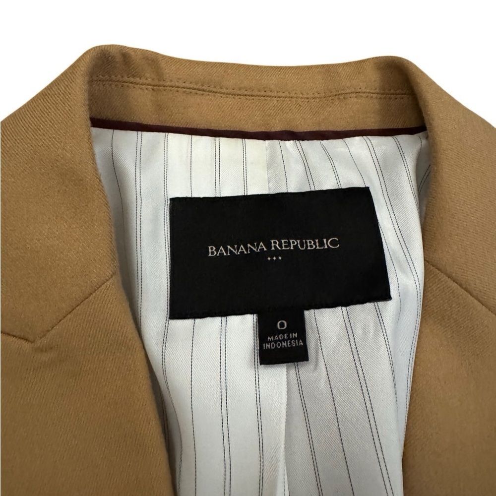 Banana Republic Women's Blazer Jacket in Camel Size 0 - Picture 5 of 6